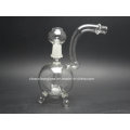 Wholesale Clear Glass Tri-Pod Oil Rig Vapor Rig with 14.5mm Glass Dome and Nail